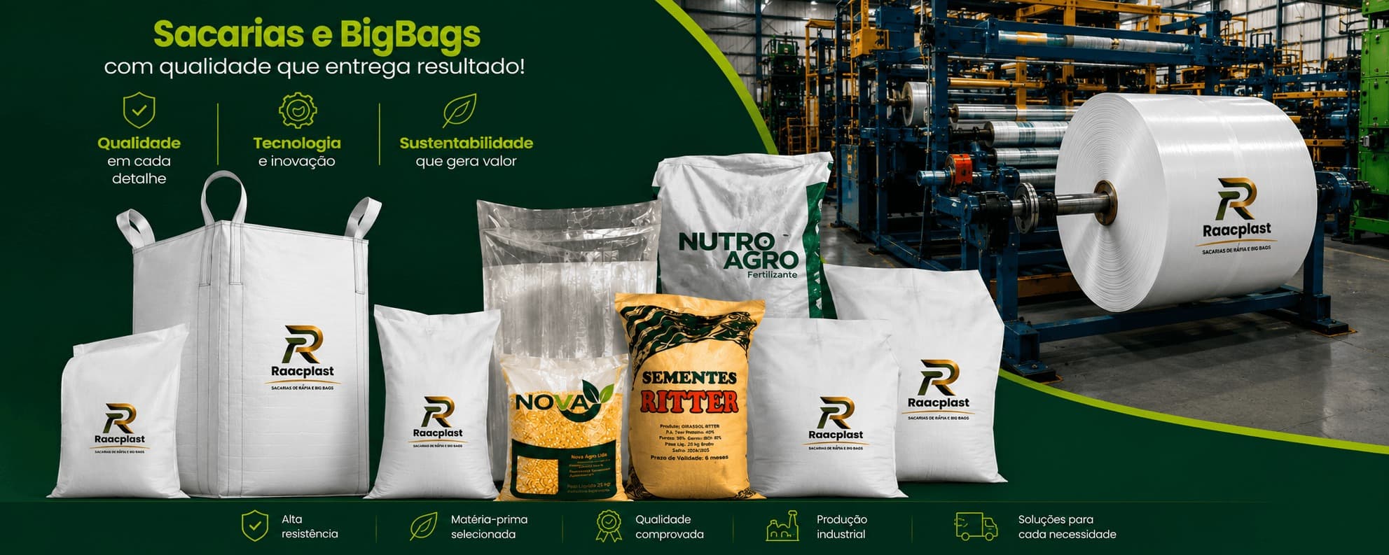 RAAC PLAST · Sacarias e big bags com qualidade